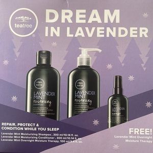 NIB Paul Mitchell Lavender Mint Shampoo, Conditioner & Free Over Night Therapy
